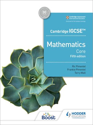 cover image of Cambridge IGCSE Core Mathematics